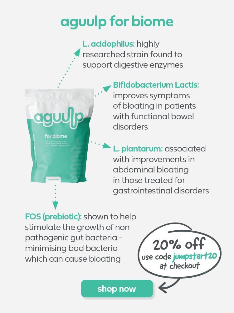 aguulp for biome - how may it help relieve bloating?